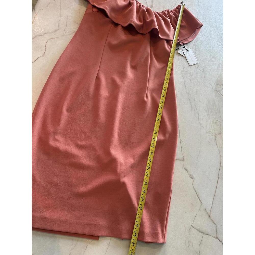 NWT 1.STATE Coral Ruffle Off the Shoulder Midi Dress Women’s size 10​ - Picture 12 of 12